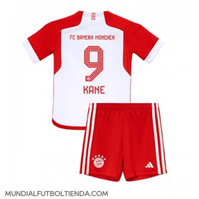 Camiseta Bayern Munich Harry Kane #9 Primera Equipación Replica 2023-24 para niños mangas cortas (+ Pantalones cortos)